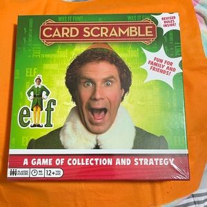 Elf scramble board game
